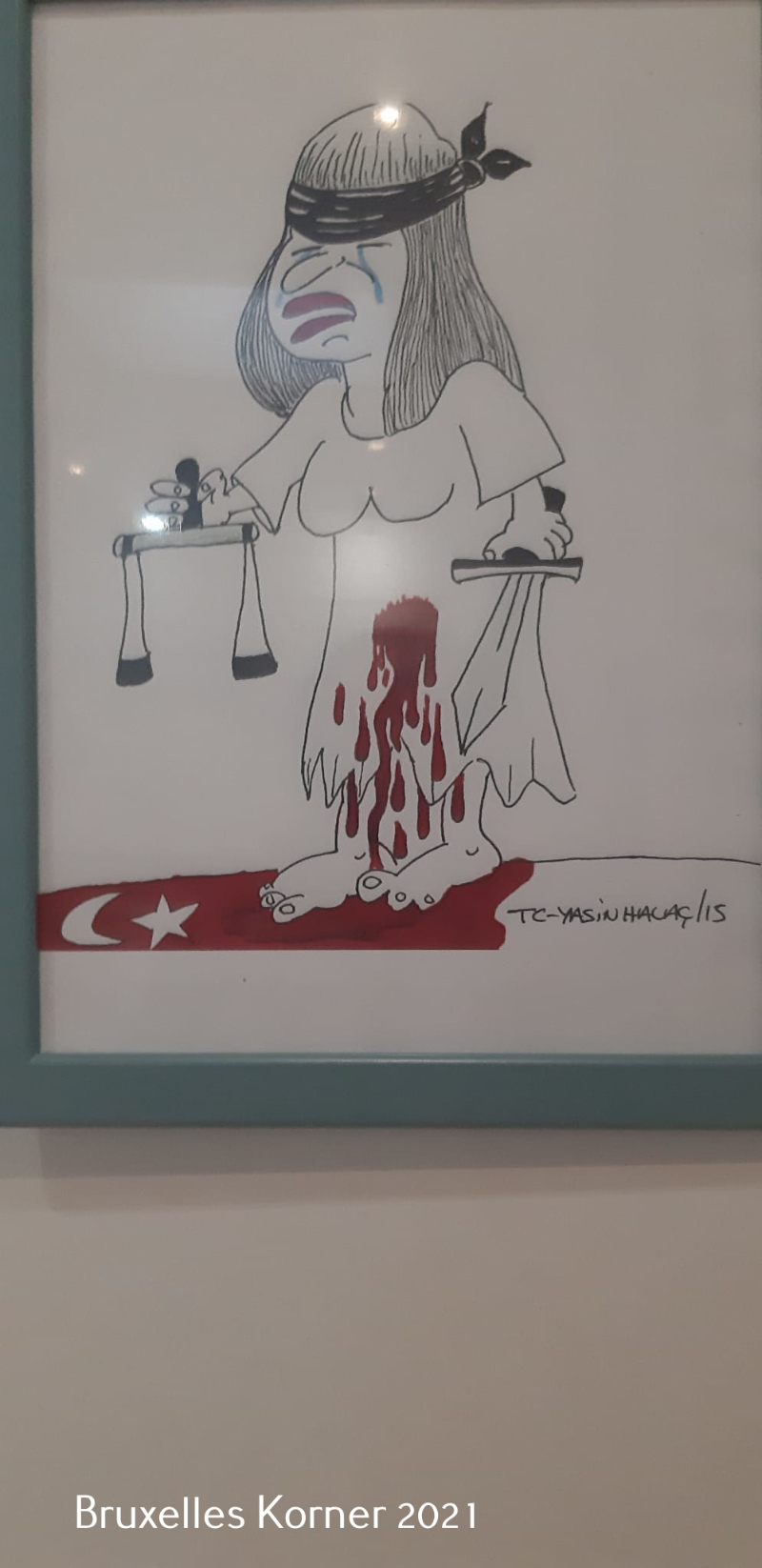 Yusuf Cınal'ın Yeni kitabi ve Yasin Halaç'ın yeni karikatürleri sergilendi.