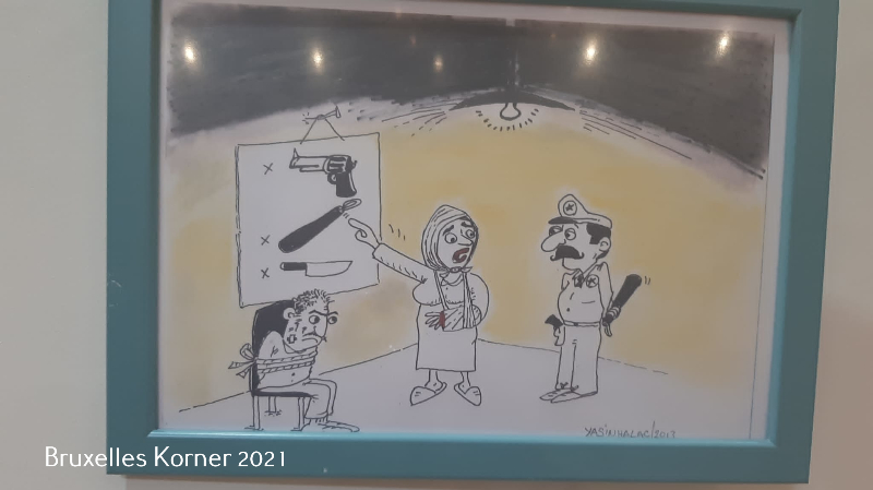 Yusuf Cınal'ın Yeni kitabi ve Yasin Halaç'ın yeni karikatürleri sergilendi.