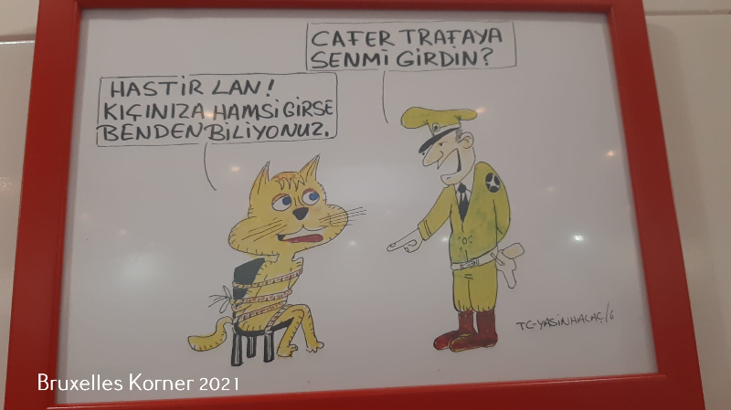 Yusuf Cınal'ın Yeni kitabi ve Yasin Halaç'ın yeni karikatürleri sergilendi.