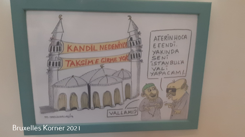 Yusuf Cınal'ın Yeni kitabi ve Yasin Halaç'ın yeni karikatürleri sergilendi.