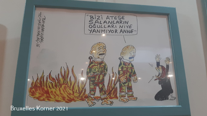 Yusuf Cınal'ın Yeni kitabi ve Yasin Halaç'ın yeni karikatürleri sergilendi.