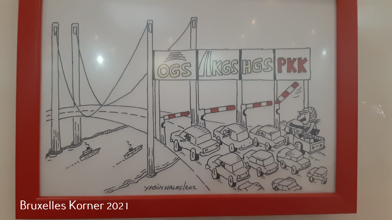 Yusuf Cınal'ın Yeni kitabi ve Yasin Halaç'ın yeni karikatürleri sergilendi.