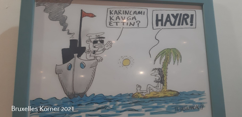 Yusuf Cınal'ın Yeni kitabi ve Yasin Halaç'ın yeni karikatürleri sergilendi.