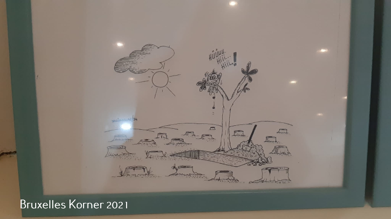 Yusuf Cınal'ın Yeni kitabi ve Yasin Halaç'ın yeni karikatürleri sergilendi.