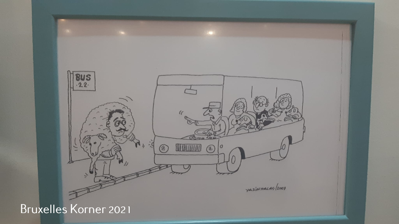 Yusuf Cınal'ın Yeni kitabi ve Yasin Halaç'ın yeni karikatürleri sergilendi.