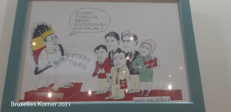Yusuf Cınal'ın Yeni kitabi ve Yasin Halaç'ın yeni karikatürleri sergilendi.