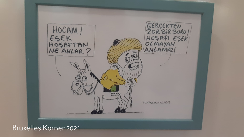 Yusuf Cınal'ın Yeni kitabi ve Yasin Halaç'ın yeni karikatürleri sergilendi.
