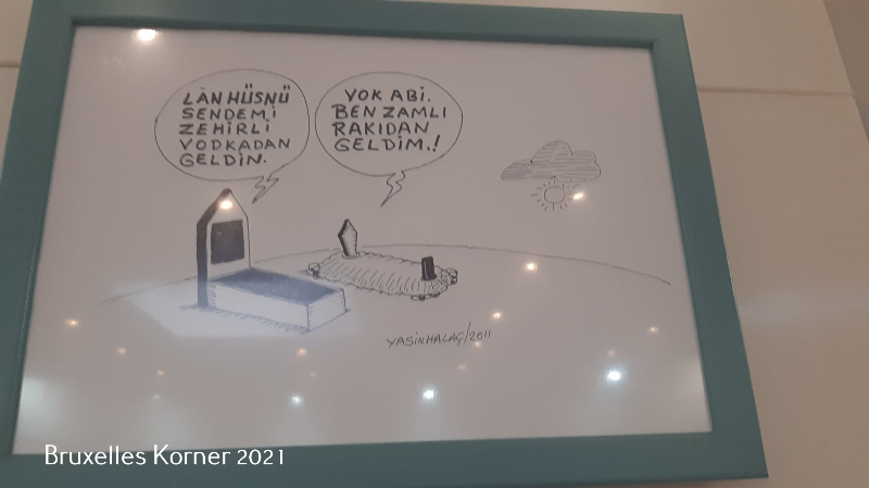 Yusuf Cınal'ın Yeni kitabi ve Yasin Halaç'ın yeni karikatürleri sergilendi.