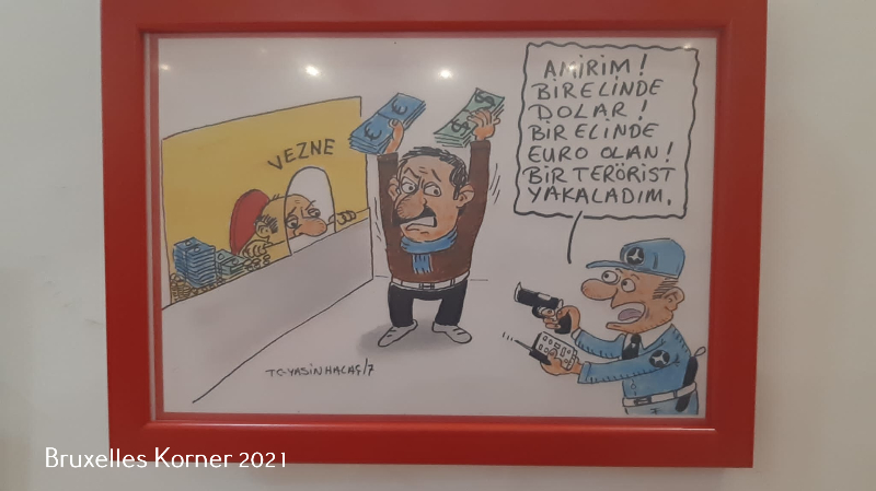 Yusuf Cınal'ın Yeni kitabi ve Yasin Halaç'ın yeni karikatürleri sergilendi.