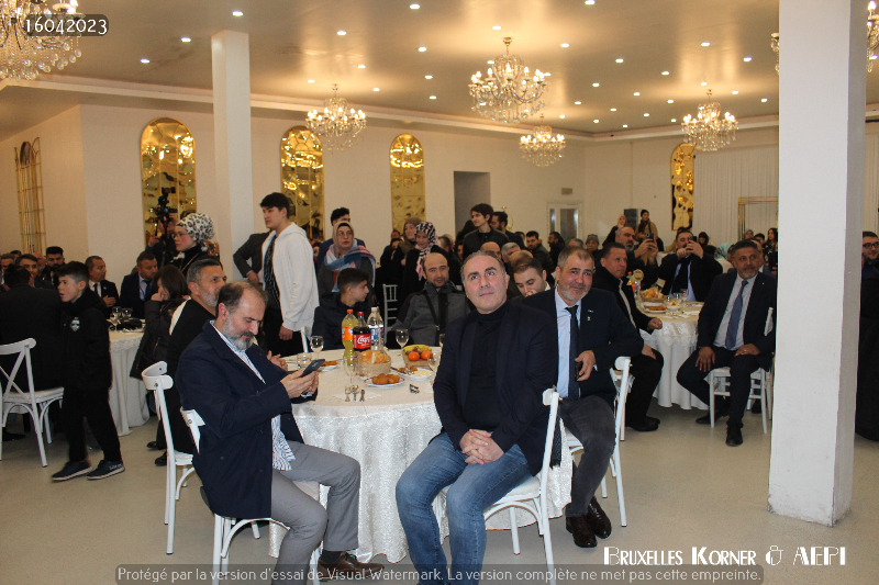 UID BELÇİKA, CHARLEROİ’DA İFTAR VERDİ
