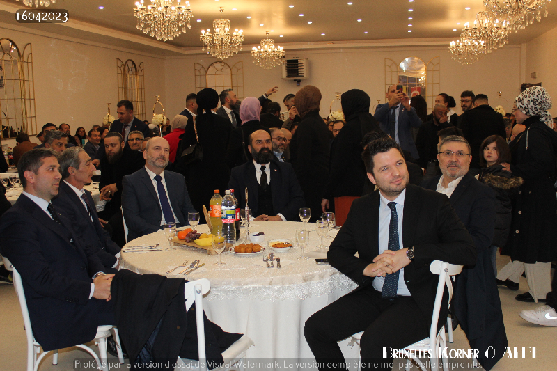 UID BELÇİKA, CHARLEROİ’DA İFTAR VERDİ