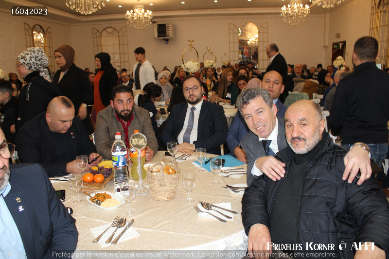 UID BELÇİKA, CHARLEROİ’DA İFTAR VERDİ