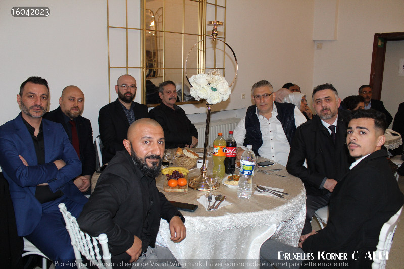 UID BELÇİKA, CHARLEROİ’DA İFTAR VERDİ