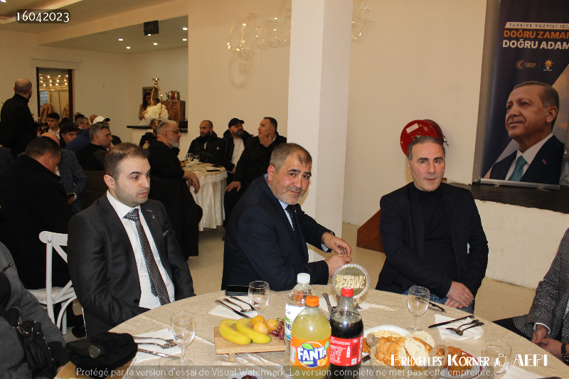 UID BELÇİKA, CHARLEROİ’DA İFTAR VERDİ