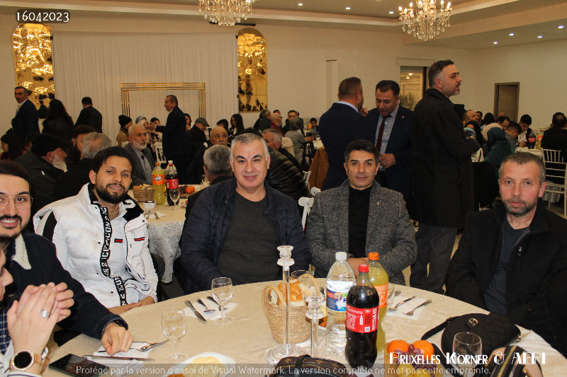 UID BELÇİKA, CHARLEROİ’DA İFTAR VERDİ