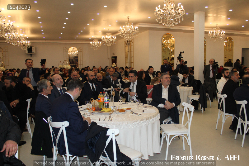 UID BELÇİKA, CHARLEROİ’DA İFTAR VERDİ