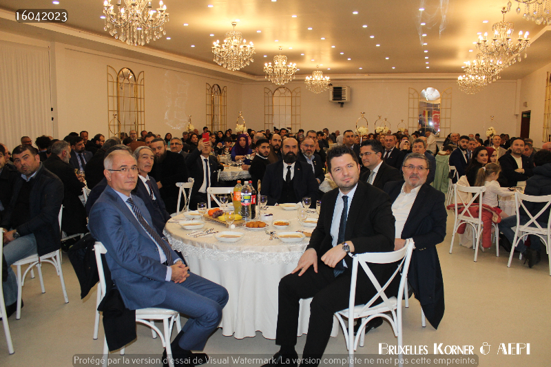UID BELÇİKA, CHARLEROİ’DA İFTAR VERDİ