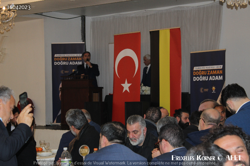 UID BELÇİKA, CHARLEROİ’DA İFTAR VERDİ