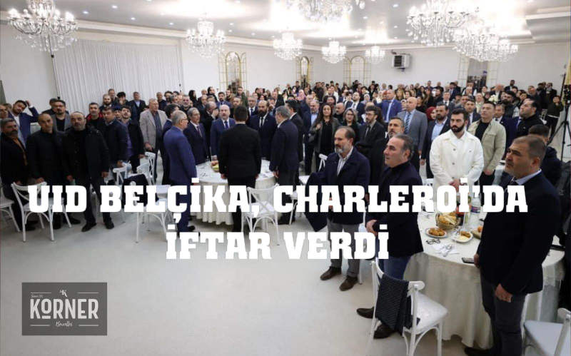 UID BELÇİKA, CHARLEROİ’DA İFTAR VERDİ