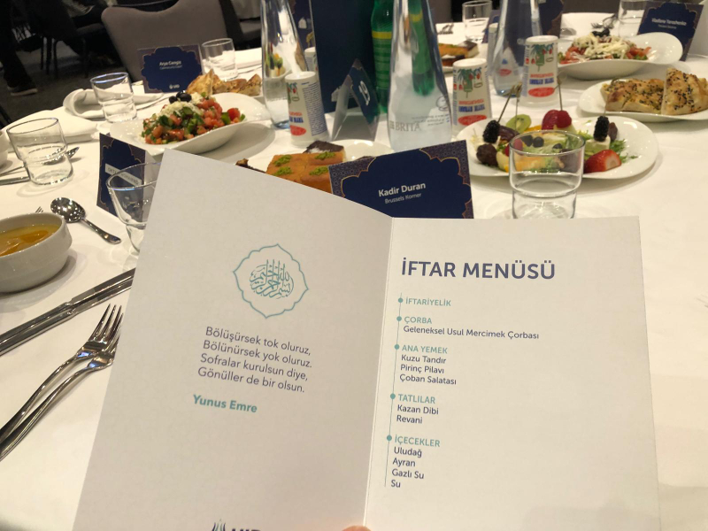 Brüksel: Avrupa başkentinin kalbinde diplomatik bir iftar