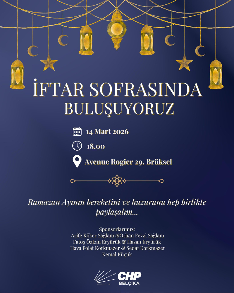 Brüksel’de Ramazan Sofrası: CHP Birliği’nin İftar Programı Farklı Kesimleri Buluşturdu