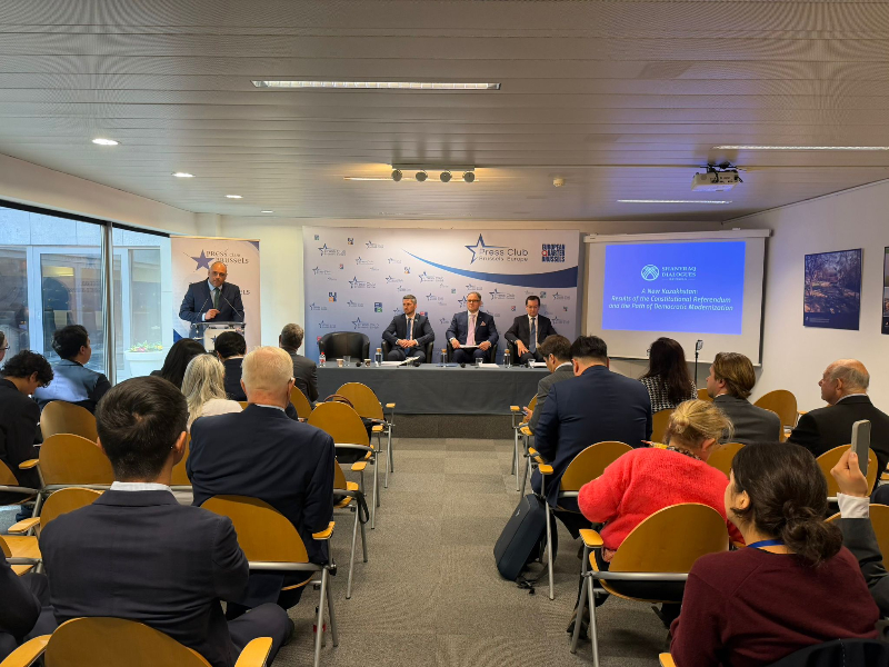 Un Nouveau Kazakhstan face à l'Europe : le référendum constitutionnel en débat à Bruxelles