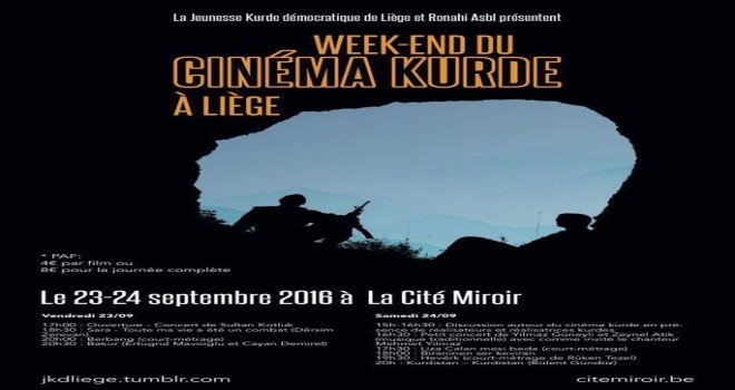 Liege kentinde 23-24 Eylül'de 'Kürt Film Günleri' düzenleniyor