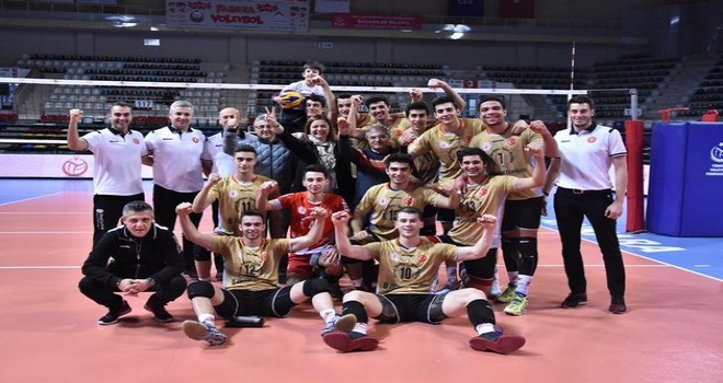 Volleyball European Championship Men Cup’ta temsil eden Ziraat Bankası Erkek voleybol takımı çeyrek final maçı