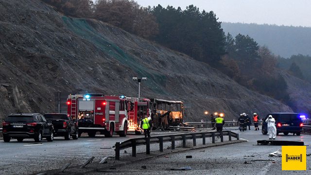 Bulgaristan’da trafik kazasında 46 kişi yanarak öldü