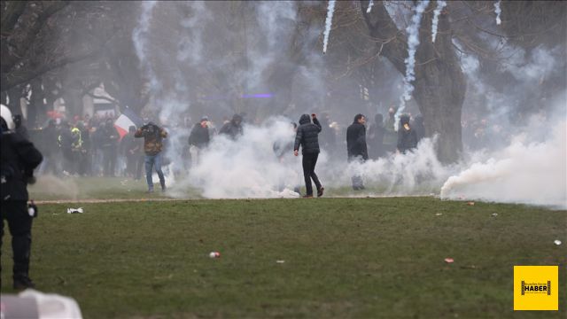 Brüksel'de olaylı gösteride gözaltı sayısı 230'a çıktı