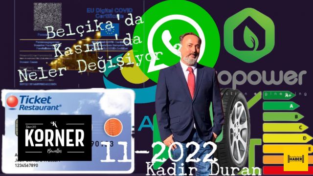 1 KASIM'DA BELÇİKALILAR İÇİN NELER DEĞİŞİYOR?