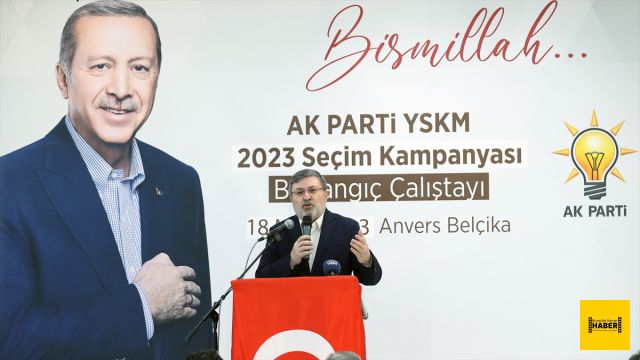 AK Parti seçim için yurt dışı çalışmalarını Belçika'da başlattı