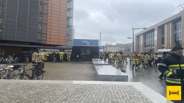 Brüksel'de itfaiyecilerden protesto