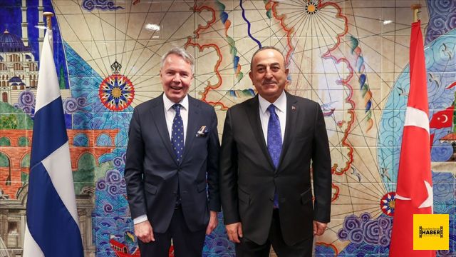 Dışişleri Bakanı Çavuşoğlu, Brüksel'de Fin mevkidaşı Haavisto ile bir araya geldi