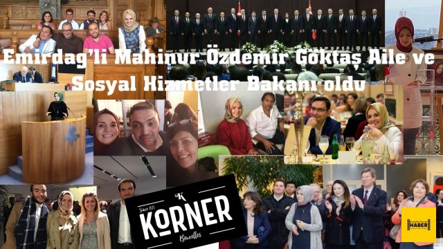 Emirdag’lı Mahinur Özdemir Göktaş Aile ve Sosyal Hizmetler Bakanı oldu