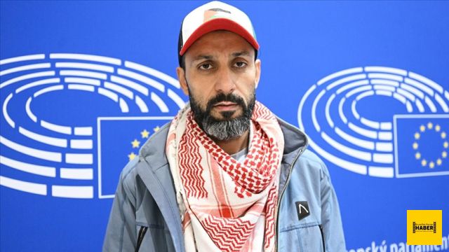 Belçika'da Flaman Bölgesi Parlamentosunda Filistin'e destek gösterisi yapıldı