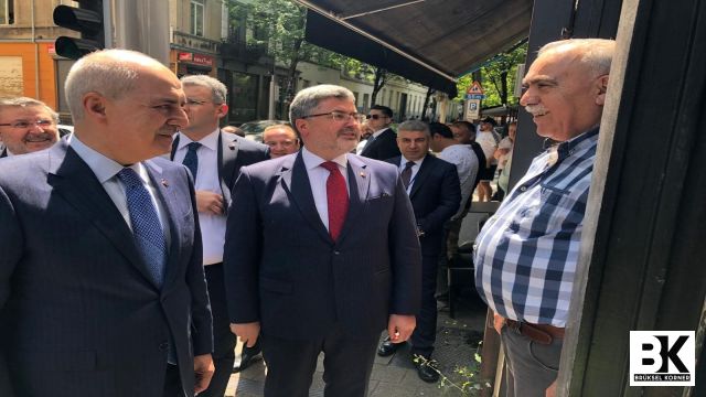 Türkiye Büyük Millet Meclisi Başkanımız Numan Kurtulmuş Brüksel’de vatandaşlarla buluştu