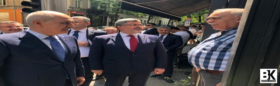 Türkiye Büyük Millet Meclisi Başkanımız Numan Kurtulmuş Brüksel’de vatandaşlarla buluştu