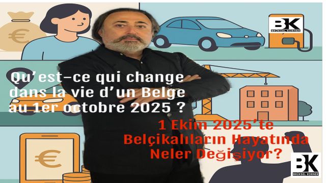 1 Ekim 2025’te Belçikalıların Hayatında Neler Değişiyor?