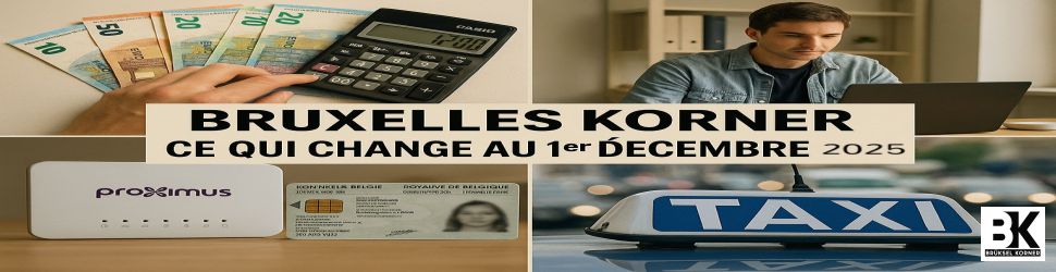 Belgique – Tout ce qui change au 1er décembre 2025
