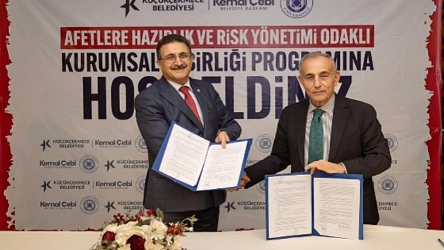 'Afetlere Hazırlık ve Risk Yönetimi Odaklı Kurumsal İş Birliği’ Protokolü İmzalandı