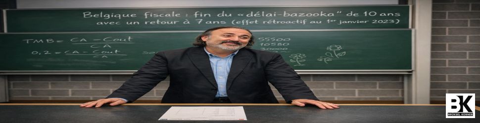Belgique fiscale : fin du « délai-bazooka » de 10 ans avec un retour à 7 ans (effet rétroactif au 1er janvier 2023)