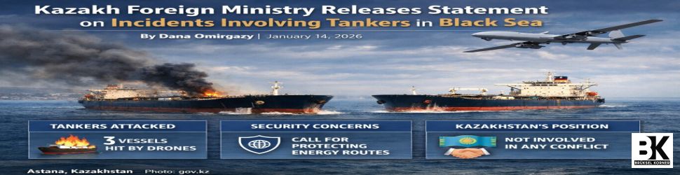Kazakh Foreign Ministry Releases Statement on Incidents Involving Tankers in Black Sea