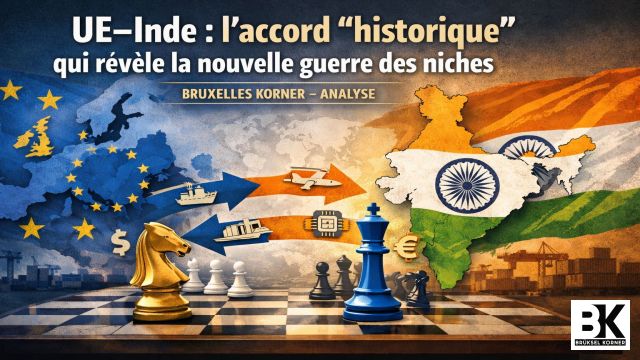 UE–Inde : l’accord “historique” qui révèle la nouvelle guerre des niches