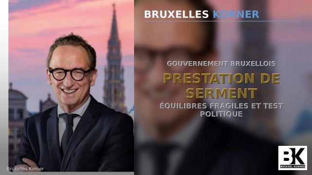 Boris Dilliès est le nouveau ministre-président du gouvernement bruxellois