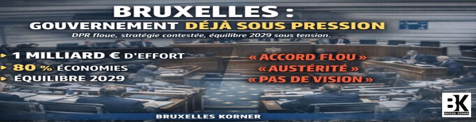 Gouvernement bruxellois : sortie de crise fragile, examen budgétaire à haut risque