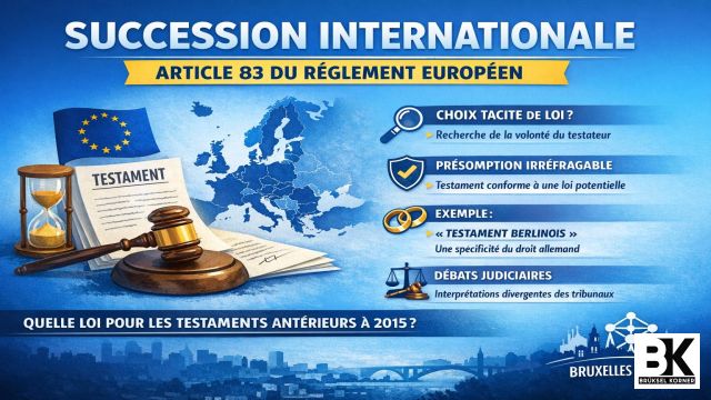Article 83 règlement successions