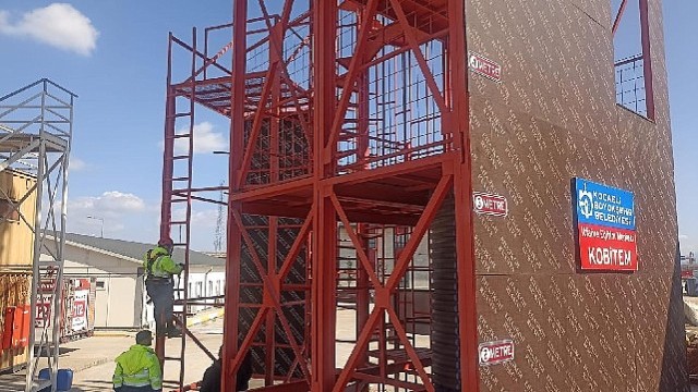 Büyükşehir personeline ”yüksekte çalışma” eğitimi