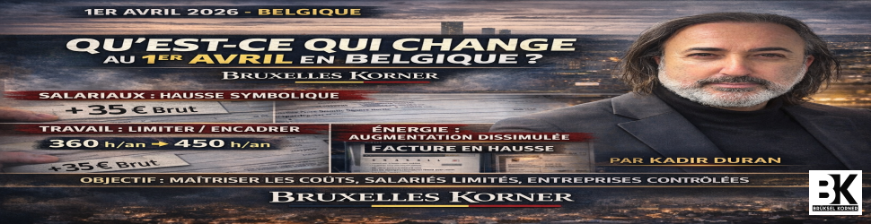 QU'EST CE QUI CHANGE AU 1er avril 2026 EN BELGIQUE