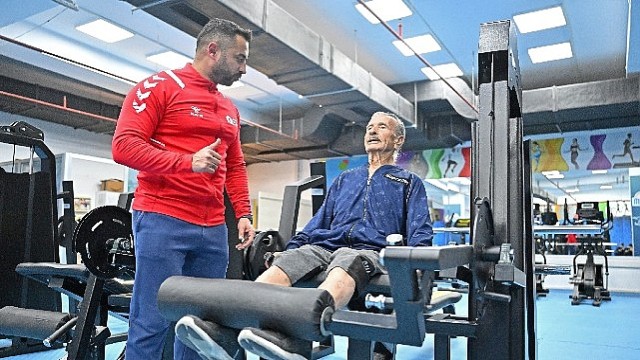 ASFİM’in spor tutkunu 86 yaşındaki delikanlısı